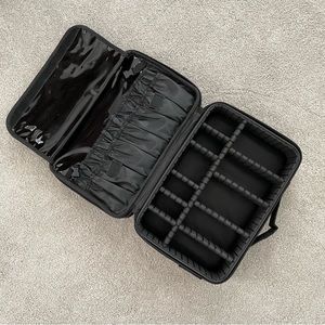 Makeup travel bag organizer case